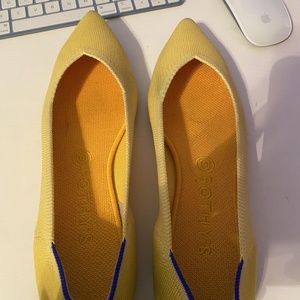 Rothy's Sunshine points, size 10